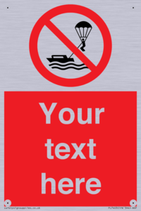 Custom No parasailing